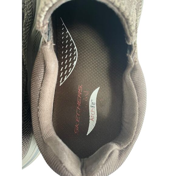 Skechers Motley Vaseo Loafer Slip In Arch Fit Brown Mens Size 13 Comfort Shoe - Picture 11 of 12